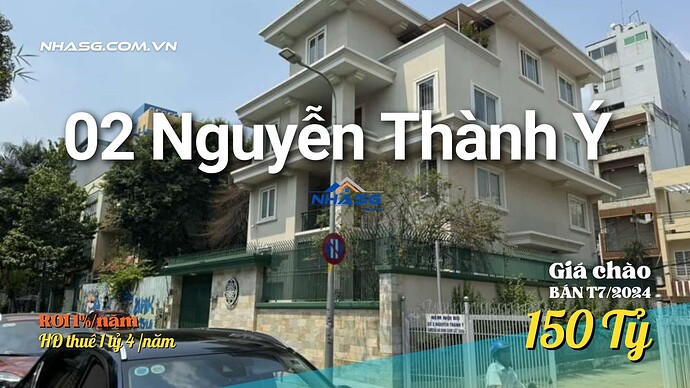 Bán biệt thự 2A Nguyễn Thành Ý Phường Đa Kao Quận 1